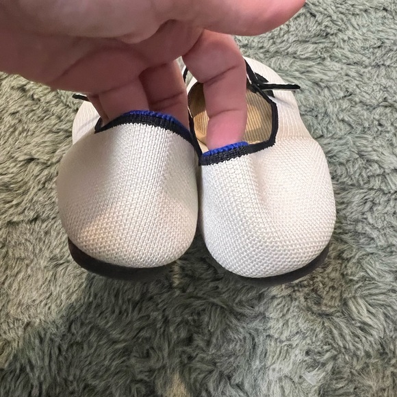 Rothys The Square Mary Jane Size 6 White Cream - Picture 4 of 6